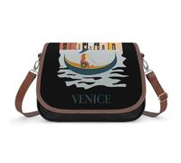 Venezia Italy - Borsa a tracolla da donna, alla moda, con tracolla regolabile