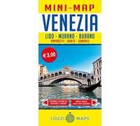 Venezia mini map. Guida e mappa tascabile della città