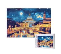 Venezia Puzzle 5000 Pezzi,Puzzle Città dell'acqua Pattern Design con Confezione Regalo,DIY Puzzles in Legno,Dimensione Di 105x156cm,Regalo Adulti Lntrattenimento Creativo,Collection Regali Decor,p542t