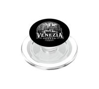 Venezia Veneto Italia Paesaggio urbano xilografia PopSockets PopGrip per MagSafe