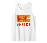 Venezia Venezia Venezia Bandiera Guerra Veneziana Viaggio Turistico T-Shirt Canotta