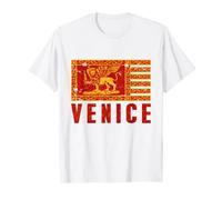 Venezia Venezia Venezia - Maglietta da viaggio turistico con bandiera della guerra ven Maglietta