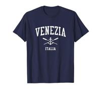 Venezia Vintage Crossed Remi & Barca Anchor Sport Maglietta