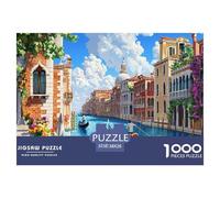 Venezia, Wasserstadt Puzzle da 1000 pezzi con fiori architettonici, un puzzle sfidante 100% cartone riciclato per tutta la famiglia, 38 x 26 cm, 1000 pezzi