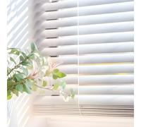 Veneziane da Interno per Finestre e Porte in Vinile PVC Bianco 105x160 cm | Montaggio con foratura a parete o soffitto. Regola luce e privacy. Tenda veneziana con cordino autobloccante StoresDeco