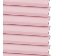 Veneziane in Alluminio Montaggio a Parete o Soffitto Finestre Tende a Rullo Personalizzabile Privacy e Protezione Solare Ufficio Tende Plissettate(Likepink,80X150CM)