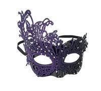 Veneziane Maschere, Elegante Maschera per Il Viso da Carnevale con Cristalli per mascheramento Scintillante