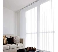 Veneziane Tende Verticali Oscuranti Bianche, Lamelle per Controllo della Luce per la Privacy, Tende per Finestre, Decorazione Domestica, per Ufficio/Balcone/Bagno/Divisorio per Stanza (W100x