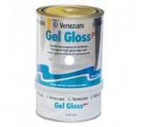 Veneziani Gel Gloss Pro Finitura poliuretanica bicomponente, colore: 708 nero, size: 750 ml A+B