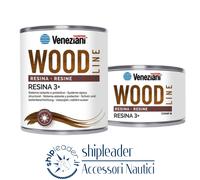 Veneziani Resina 3+ Resina Epossidica per Legno Trasparente 750 ml B