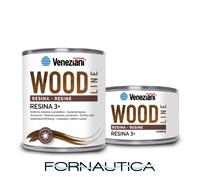 VENEZIANI RESINA 3+ SISTEMA EPOSSIDICO PER LEGNO TRASPARENTE 750 ML. A+B