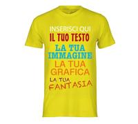 VENEZIANO T-Shirt Cotone Personalizzabile, Maglia Unisex Personalizzata con Stampa per Uomo e Donna, Maglietta Personalizzata su Richiesta 100% Made in Italy