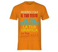 VENEZIANO T-Shirt Cotone Personalizzabile, Maglia Unisex Personalizzata con Stampa per Uomo e Donna, Maglietta Personalizzata su Richiesta 100% Made in Italy