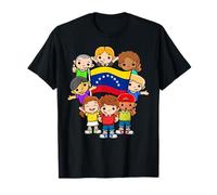 Venezuela Bambini Mese del Patrimonio Ispanico Bandiera Maglietta