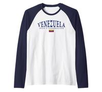 Venezuela Dio e Federazione Maglia con Maniche Raglan