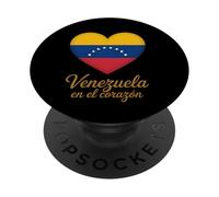 Venezuela en el Corazon Orgullo, Amor y Raíces Venezolanas PopSockets PopGrip Adesivo