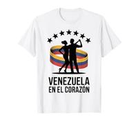 Venezuela En El Corazon Patriotic Pride Maglietta