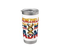 Venezuela en mi ADN Venezuelan Pride Heritage Bicchiere termico in acciaio inox doppia parete