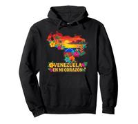 Venezuela en Mi Corazón Orgullo Venezolano Felpa con Cappuccio