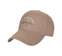 Venezuela Flag Heart Beat Donna Uomo Berretto da Baseball Classic Snapback cap Morbido Cappellino da Baseball per Estivo Pesca All'Aperto