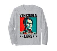 Venezuela Libre libertà Venezuelana Forte Orgoglio Orgoglio Maglia a Manica
