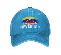Venezuela Never 51st State Hat No War On Venezuela Washed Cotton cap