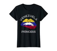 Venezuela Principessa Venezuelana Labbra Baciare Maglietta