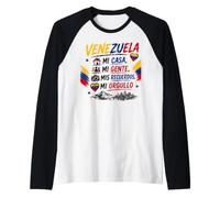 Venezuela Siempre en Mis Recuerdos Mi Orgullo Maglia con Maniche Raglan