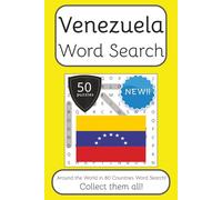 Venezuela Word Search Book: Words Search With Easy To Read Print about Venezuela, Travel, Culture and More | 6x9 inches, 100 pages | 50 puzzles. Ideal ... English, Spanish, Italian, French and German.