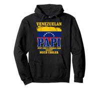 Venezuelan Dad Venezuela Bandiera Orgoglio Divertente Festa del Papà Felpa con Cappuccio
