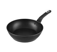 Venga! Padella Profonda, Diametro 24 cm, Capacità 2,2 L, Rivestimento Antiaderente, Lavabile in Lavastoviglie, Manico Ergonomico Soft-Touch, Nero/Argento, VG PAN 3010