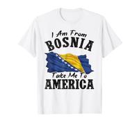 Vengo da Bosnia Take Me to America Maglietta