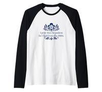 Vengo dal 1900 Funny Vintage Floral Generational Maglia con Maniche Raglan
