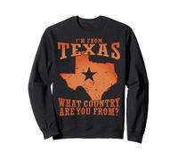 Vengo dal Texas Maglietta di Che Paese Sei Felpa