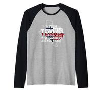 Vengo dal Texas, quale paese sei dalla bandiera del Texas Maglia con Maniche Raglan