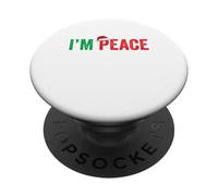 Vengo in pace, sono in pace, abbinamento di coppie natalizie PopSockets PopGrip Adesivo