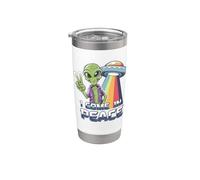 Vengo In Pace UFO Alien Amante Bicchiere termico in acciaio inox doppia parete
