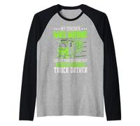 Vengo pagato per fissare il conducente del camion tutto il giorno di Windows Maglia con Maniche Raglan