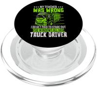 Vengo pagato per fissare il conducente del camion tutto il giorno di Windows PopSockets PopGrip per MagSafe