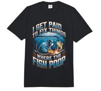 Vengo pagato per Risolvere Le Cose in Cui Il Saldatore subacqueo della Cacca di Pesce Comfort Colors Adult Heavyweight T-Shirt