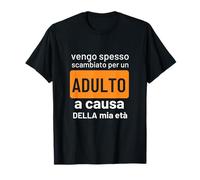 Vengo scambiato per adulti, Divertente per giovani, Umorismo Maglietta