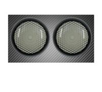 VENHIRL Indicatori Segnale Luce Moto 2PCS Indicatori Di Direzione Copriobiettivo Rosso Fumo Arancione Trasparente Per Dyna Per Sportster XL 1200 883 Per Touring Per So&ftail