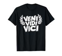 Veni Vidi Vici Il Vincitore del Testo Latino Prende Tutto Maglietta