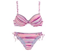 VENICE BEACH Bikini blu pastello / lilla scuro / albicocca Donna VENICE BEACH SxB