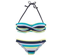 VENICE BEACH Bikini navy / blu chiaro / giallo / bianco Donna VENICE BEACH LxA