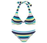 VENICE BEACH Bikini navy / blu chiaro / giallo / bianco Donna VENICE BEACH LxE