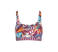 VENICE BEACH Bikinioberteil da donna a bustier rosso scuro | 38