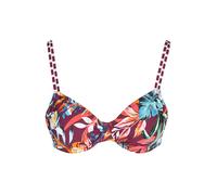 VENICE BEACH Bikinioberteil da donna con ferretto rosso scuro | 40F