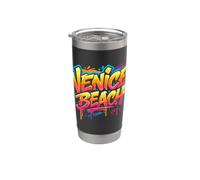 Venice Beach - Graffiti colorati Street Art California Design Bicchiere termico in acciaio inox doppia parete
