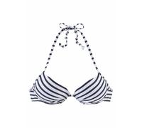 VENICE BEACH Top per bikini 'Summer' navy / bianco Donna - Abbigliamento - Moda mare - Bikini - Bikini top - Coppe grandi VENICE BEACH 60